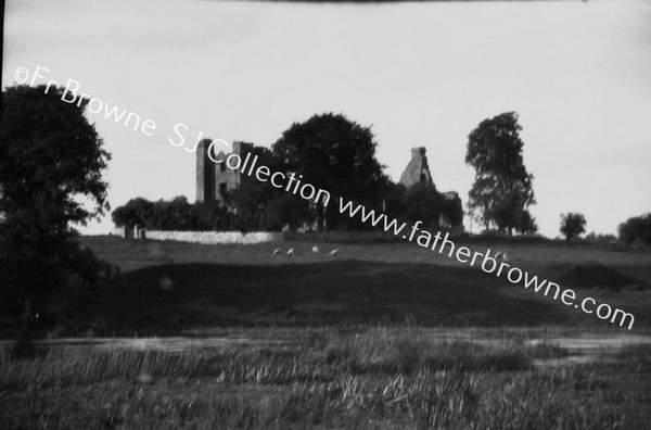 ABBEY FROM E. ACROSS RIVER BOYNE teLEPHOTO